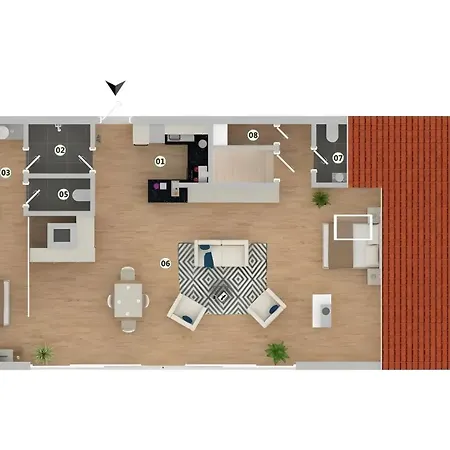5 Sterne Penthouse-loft Gut Stohrerhof Bis 4 Personen Apartment *